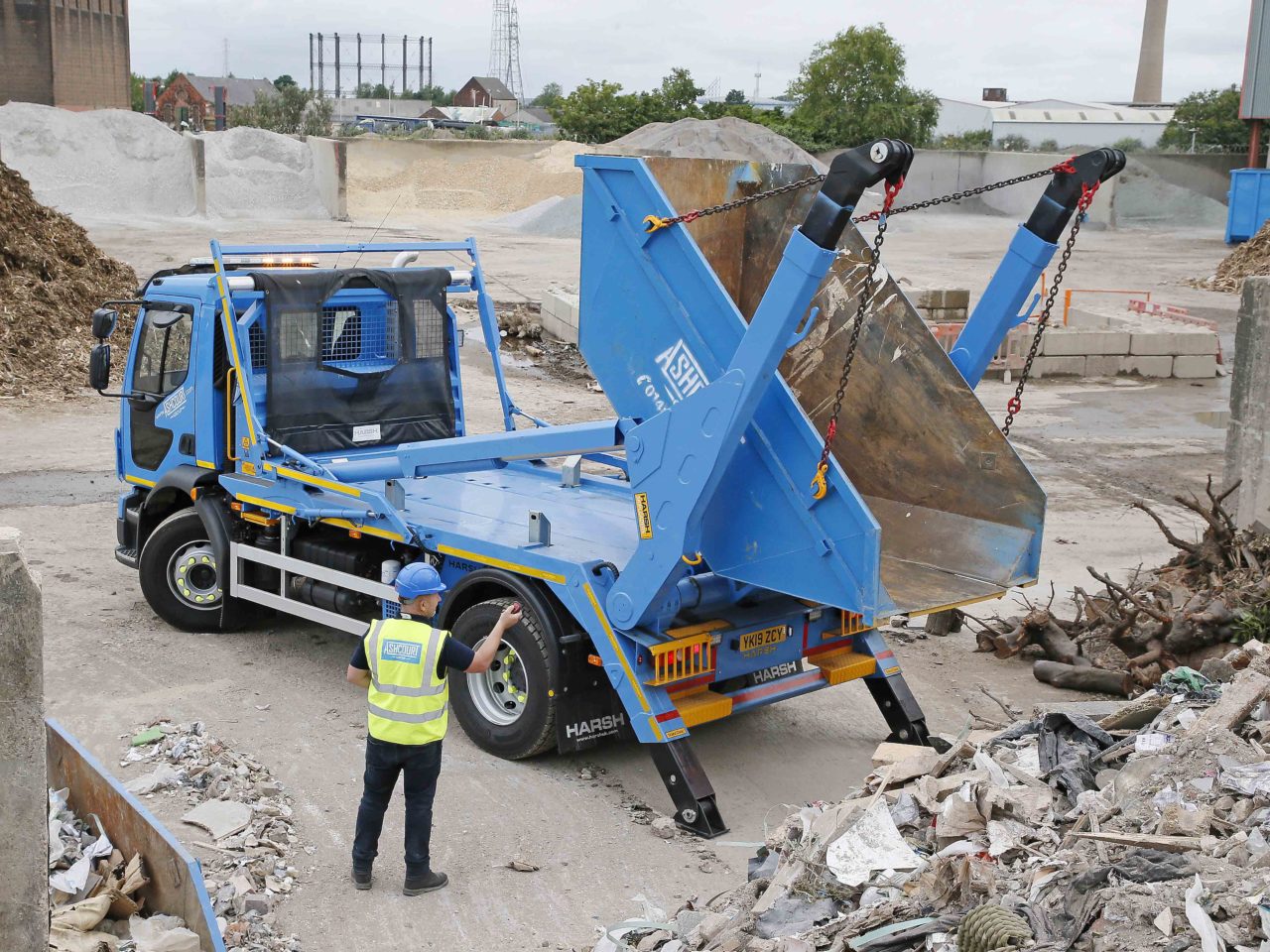 Skiploaders Skip Lorries Harsh UK